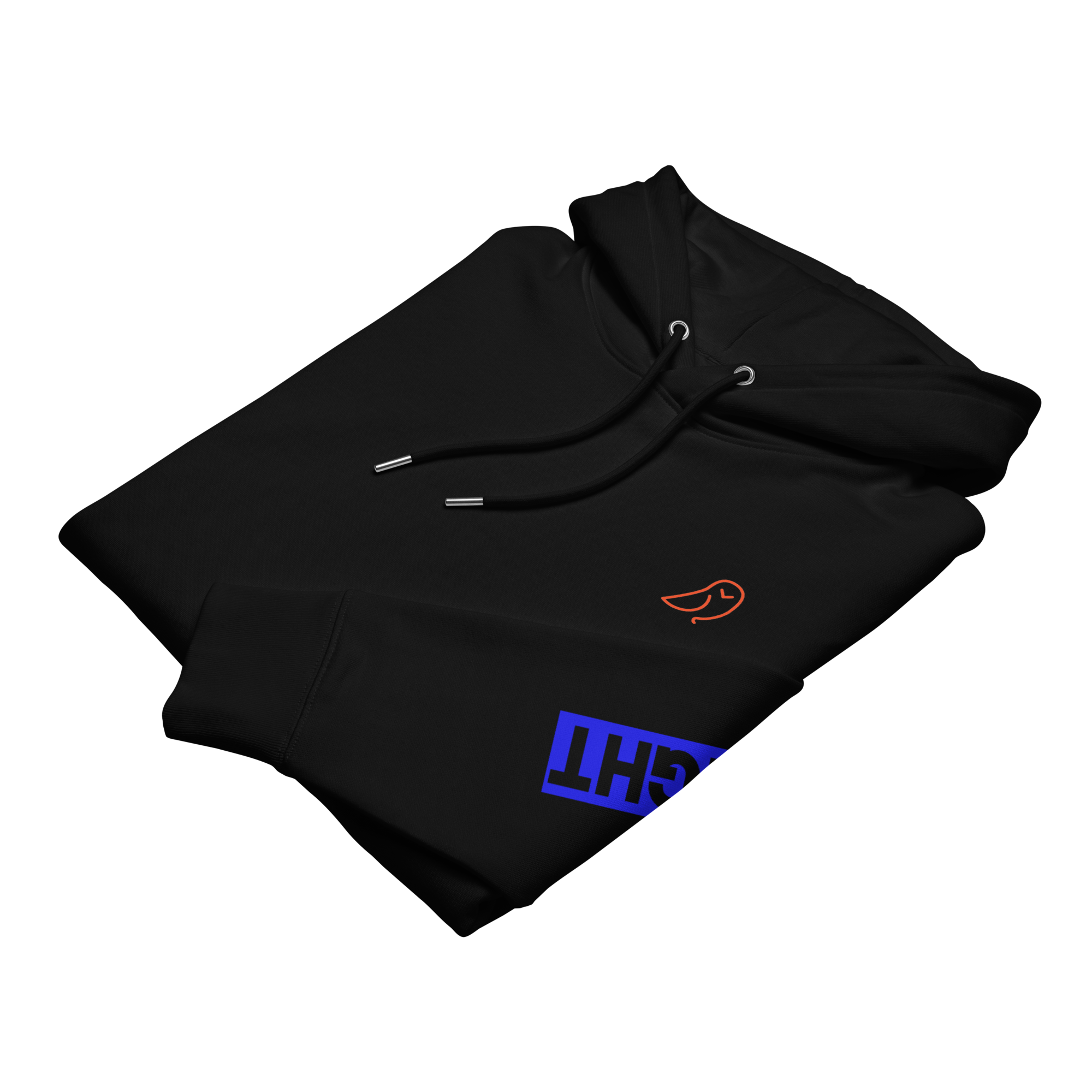 418 Bloc Blue Sleave Hoodie Black