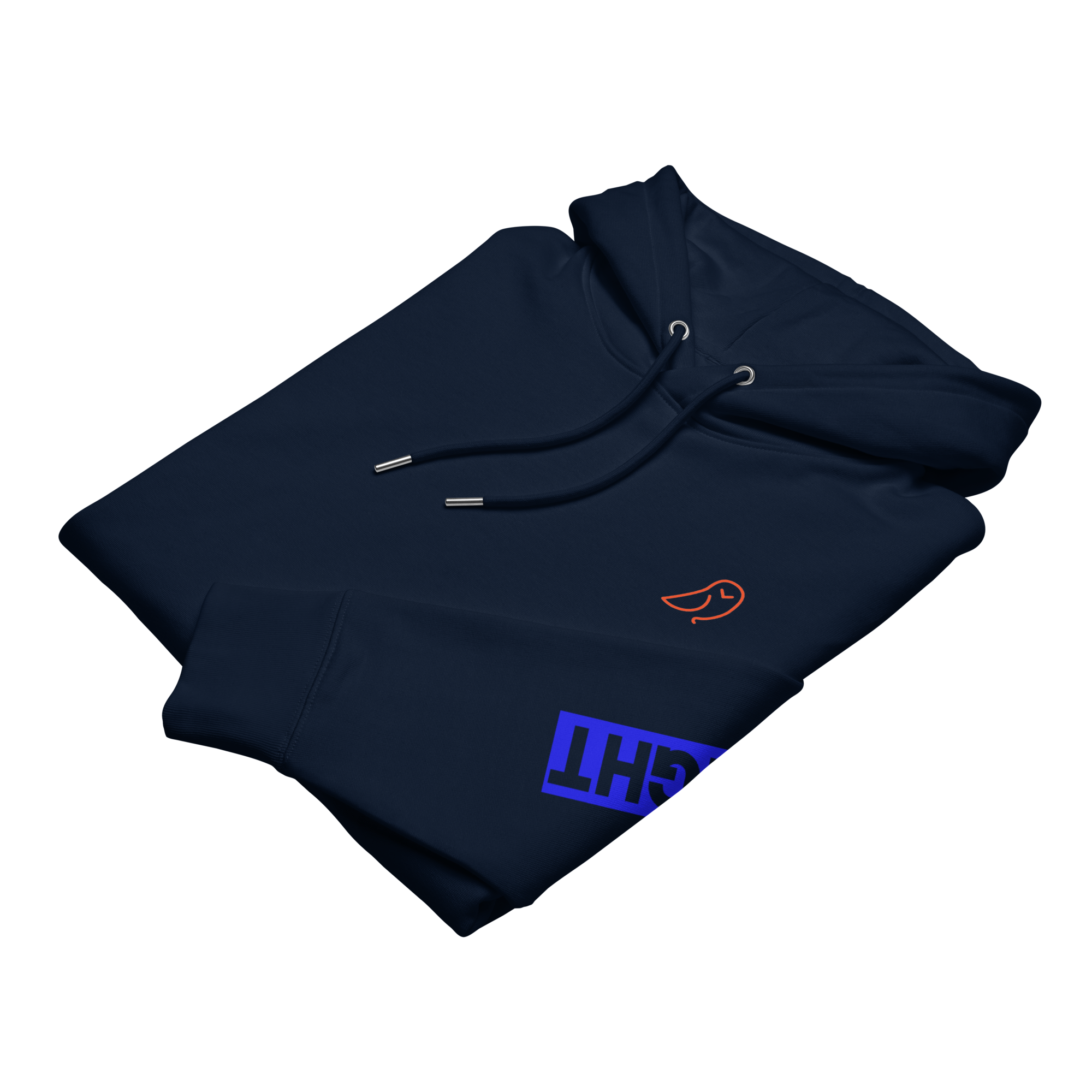 418 Bloc Blue Sleave Hoodie Navy